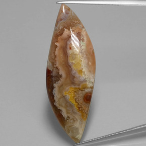 20.81 ct Multicolor Jasper Gemstone, Jasper Gem in Fancy Cabochon Shape for Sale.