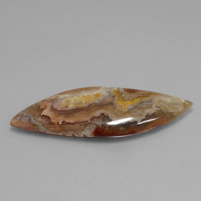 20.81 ct Multicolor Jasper Stone, Natural Jasper in Fancy Cabochon Shape for Sale