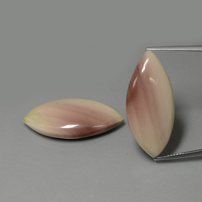 26.79 ctw Multicolor Jasper Gemstones, Jasper Gems in Marquise Cabochon Shape for Sale.