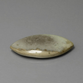 15.89 ct Multicolor Jasper Stone, Natural Jasper in Marquise Cabochon Shape for Sale