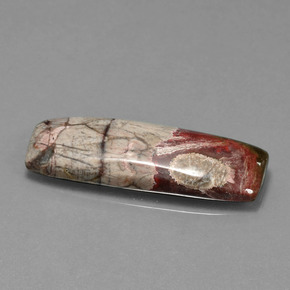 12.07 ct Multicolor Jasper Stone, Natural Jasper in Baguette Cabochon Shape for Sale