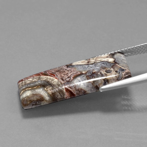 Jasper Gemstone in 26 x 11.5 mm Size for Sale, Jasper Stone in Multicolor Color