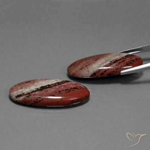 Jasper Gemstones in 31.6 x 14.1 mm Size for Sale, Jasper Stones in Multicolor Color