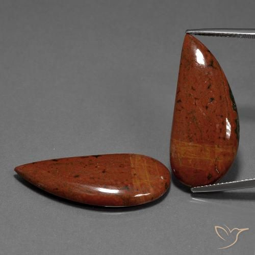 Multicolor Jaspe Gema - 13ct Cabujón Elegante (ID: 399547)