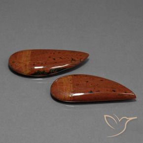 25.89 ctw Multicolor Jasper Stones, Natural Jasper in Fancy Cabochon Shape for Sale