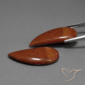 Jasper Gemstones in 31.6 x 13.9 mm Size for Sale, Jasper Stones in Multicolor Color