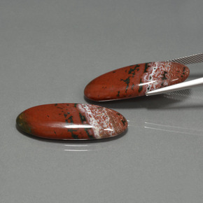 Jasper Gemstones in 32.7 x 14.3 mm Size for Sale, Jasper Stones in Multicolor Color