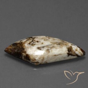 11.75 ct Multicolor Jasper Stone, Natural Jasper in Rhomb Cabochon Shape for Sale