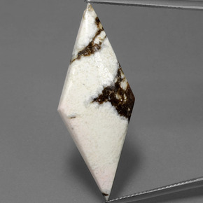 15.79 ct Multicolor Jasper Gemstone, Jasper Gem in Rhomb Cabochon Shape for Sale.