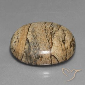 46.30 ct Multicolor Jasper Stone, Natural Jasper in Oval Cabochon Shape for Sale