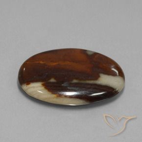 39.85 ct Multicolor Jasper Stone, Natural Jasper in Oval Cabochon Shape for Sale