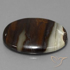 29.70 ct Multicolor Jasper Stone, Natural Jasper in Oval Cabochon Shape for Sale