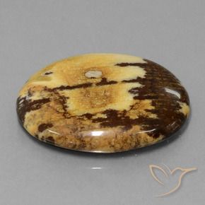 28.65 ct Multicolor Jasper Stone, Natural Jasper in Oval Cabochon Shape for Sale