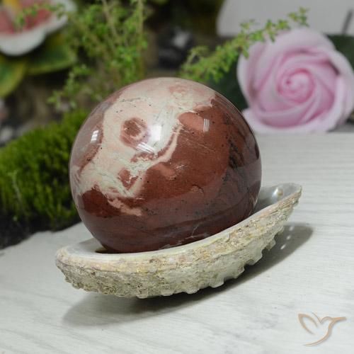 Jasper Gemstone in 52.8 mm Size for Sale, Jasper Stone in Multicolor Color