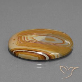 23.88 ct Multicolor Jasper Stone, Natural Jasper in Oval Cabochon Shape for Sale