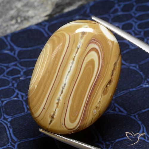 29.31ct Natural Multicolor Jasper, Oval, Opaque, Photo A