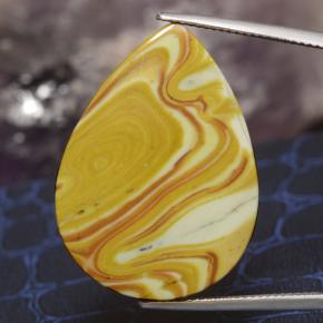 Multicolor Jasper Gem - 23.1ct Pear Cabochon (ID: 469364)
