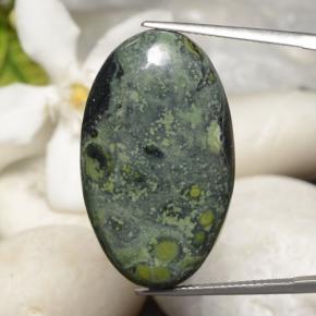 Multicolor Jaspe Gema - 29.8ct Cabujón Óvalo (ID: 470609)