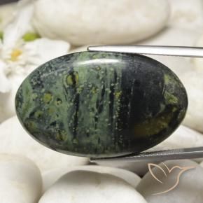 48.91 ct Multicolor Jasper Stone, Natural Jasper in Oval Cabochon Shape for Sale
