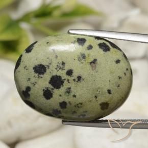 28.20 ct Multicolor Jasper Stone, Natural Jasper in Oval Cabochon Shape for Sale