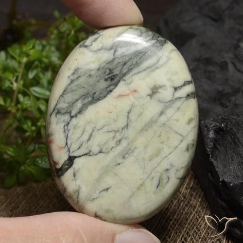 84.82ct Natural Multicolor Jasper, Oval, Opaque