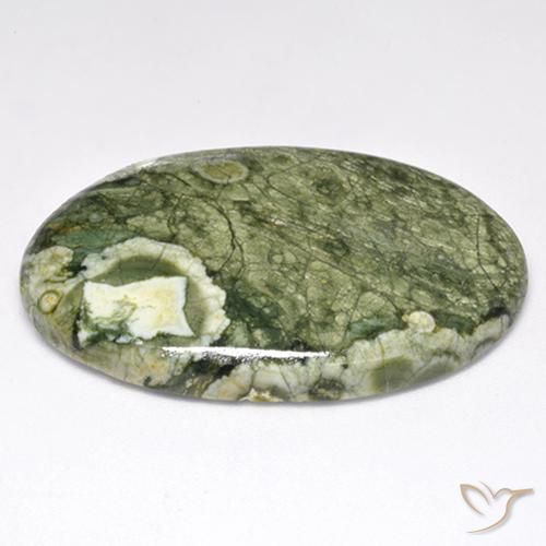 Jasper Gemstone in 37.1 x 26.5 mm Size for Sale, Jasper Stone in Multicolor Color