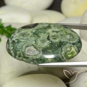 Jasper Gemstone in 30 x 22 mm (calibrated) Size for Sale, Jasper Stone in Multicolor Color