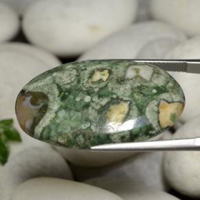 Jasper Gemstone in 31.2 x 20.4 mm Size for Sale, Jasper Stone in Multicolor Color