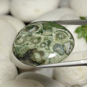 Jasper Gemstone in 25.5 mm Size for Sale, Jasper Stone in Multicolor Color