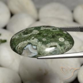 Jasper Gemstone in 30 x 22 mm (calibrated) Size for Sale, Jasper Stone in Multicolor Color