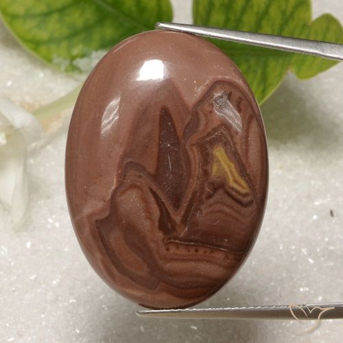 27.53ct Natural Multicolor Jasper, Oval, Opaque