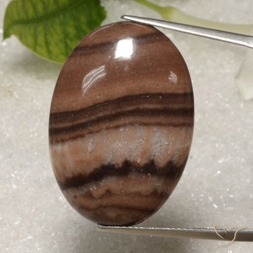 23.78ct Natural Multicolor Jasper, Oval, Opaque, Photo A