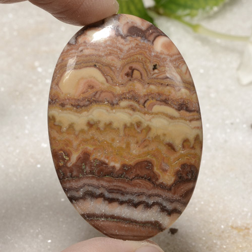 Multicolor Jasper Gem - 56.4ct Oval Cabochon (ID: 471427)