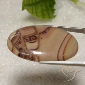 Jasper Gemstone in 31.3 x 22.7 mm Size for Sale, Jasper Stone in Multicolor Color