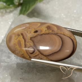 Jasper Gemstone in 30 x 22 mm (calibrated) Size for Sale, Jasper Stone in Multicolor Color