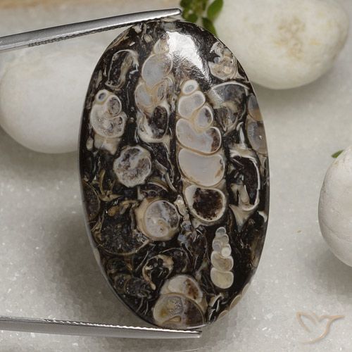 46.02 ct Multicolor Jasper Gemstone, Jasper Gem in Oval Cabochon Shape for Sale.