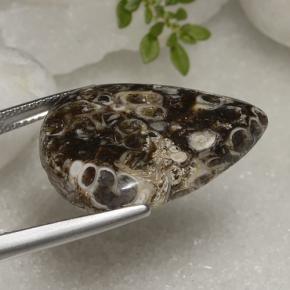 Jasper Gemstone in 25.5 x 20.5 mm Size for Sale, Jasper Stone in Multicolor Color