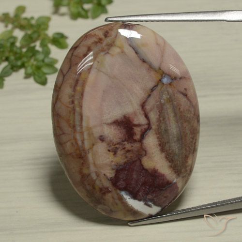 26.89ct Natural Multicolor Jasper, Oval, Opaque