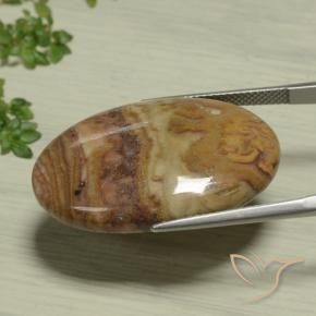 Jasper Gemstone in 31.2 x 20.5 mm Size for Sale, Jasper Stone in Multicolor Color