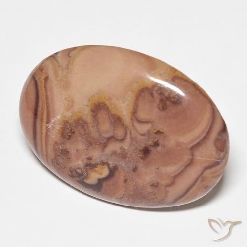 22.10 ct Multicolor Jasper Stone, Natural Jasper in Oval Cabochon Shape for Sale