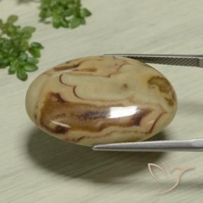Jasper Gemstone in 30 x 22 mm (calibrated) Size for Sale, Jasper Stone in Multicolor Color