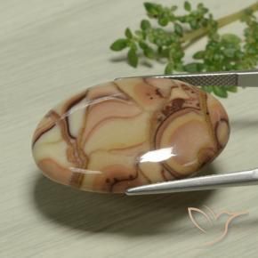 Jasper Gemstone in 30 x 22 mm (calibrated) Size for Sale, Jasper Stone in Multicolor Color