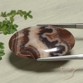 Jasper Gemstone in 31.5 x 21.2 mm Size for Sale, Jasper Stone in Multicolor Color