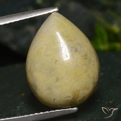 8.67ct Natural Multicolor Jasper, Pear Shape, Opaque
