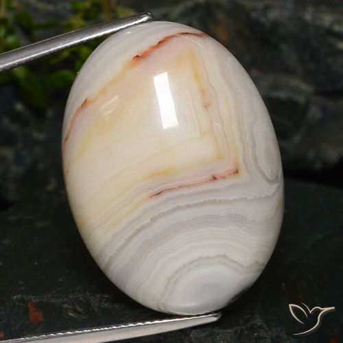 43.88ct Natural Multicolor Jasper, Oval, Opaque, Photo A