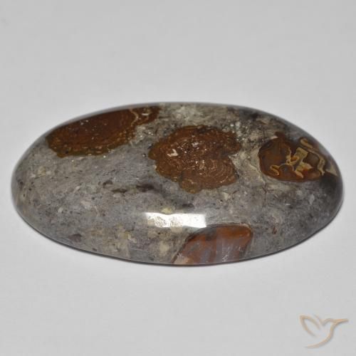 Jasper Gemstone in 41.1 x 22.5 mm Size for Sale, Jasper Stone in Multicolor Color