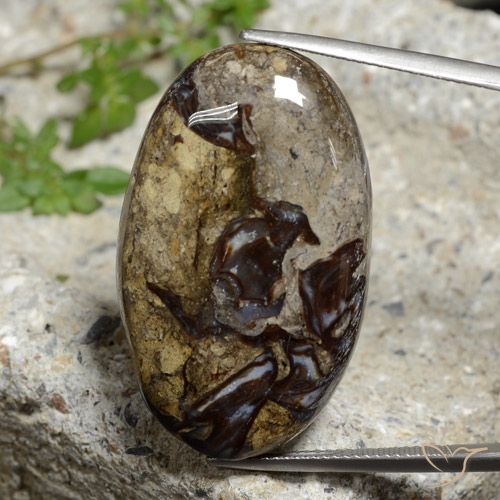 40.84ct Natural Multicolor Jasper, Oval, Opaque