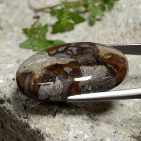 Jasper Gemstone in 33.6 x 19.7 mm Size for Sale, Jasper Stone in Multicolor Color