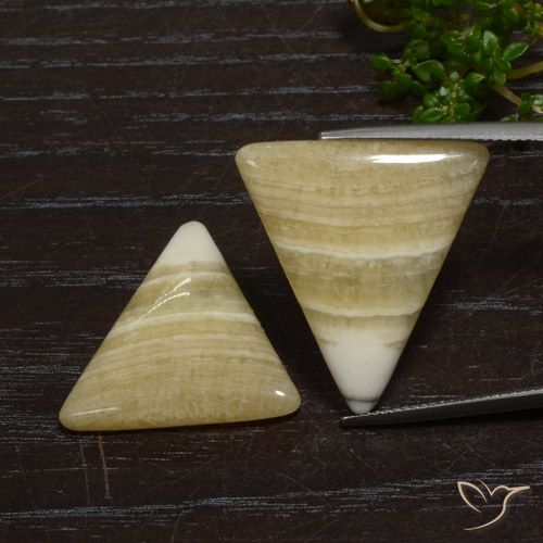 30.33ctw Natural Multicolor Jasper, Trillion, Opaque