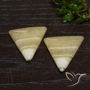 30.33 ctw Multicolor Jasper Stones, Natural Jasper in Trillion Cabochon Shape for Sale